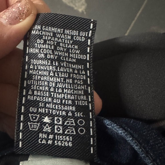 7 For All Mankind Dark Blue Wash Jeans